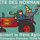 La Fête des Normands à Paris le 29 Septembre, (restaurant la Mère agitée)